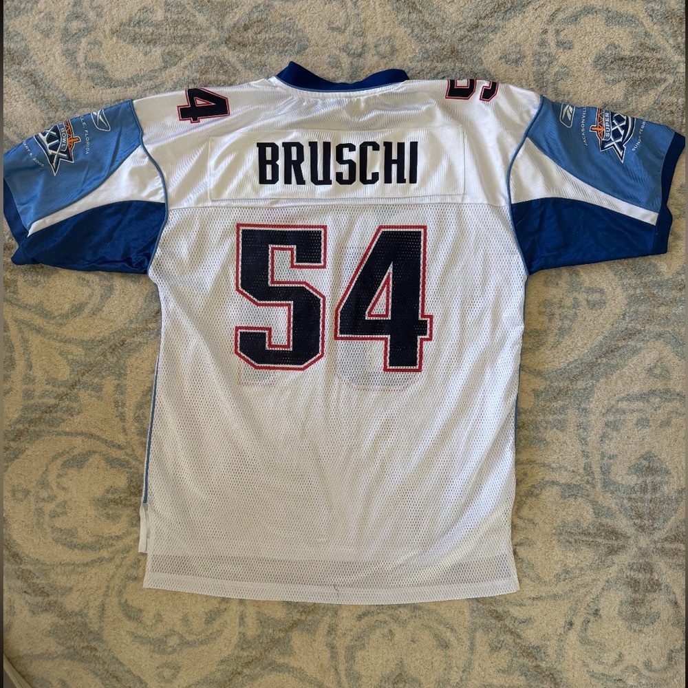 Teddy Bruschi New England Patriots Super Bowl XXXIX Jersey